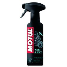MOTUL E1 WASH & WAX SUCHÝ ČISTÍCÍ PROSTŘEDEK 400 ML